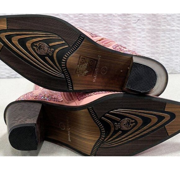 Brand New Helens Heart Tall Sequin and Embroidered Boots - Picture 7 of 7